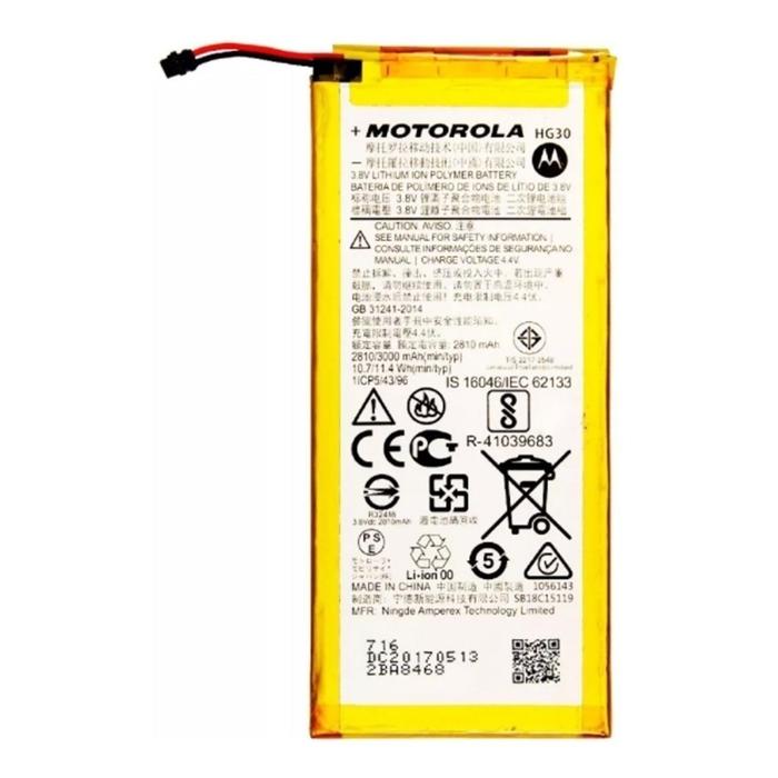 Batera Motorola Hg30 Moto G5s Plus Xt1803 Xt1806 Xt1805